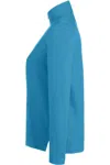 Core365 Women's Fusion Chromasoft Pique Quarter-zip Pullover In Blue