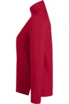 Core365 Women's Fusion Chromasoft Pique Quarter-zip Pullover In Red