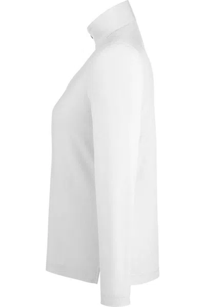 Core365 Women's Fusion Chromasoft Pique Quarter-zip Pullover In White