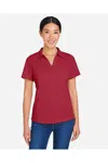 Core365 Women's Market Snag Protect Mesh Polo In White