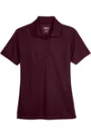 Core365 Women's Origin Performance Piqu Polo In Burgundy