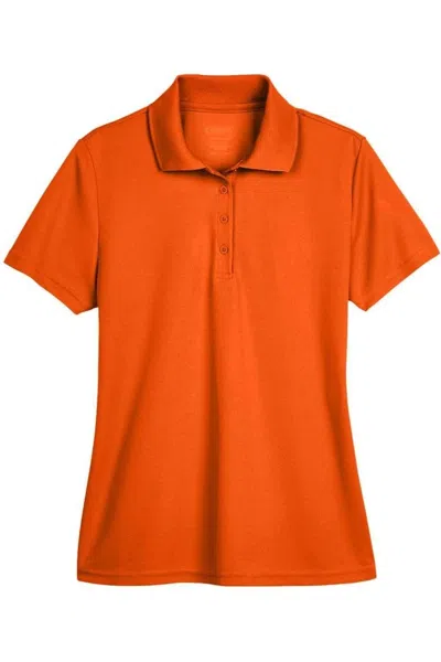 Core365 Women's Origin Performance Piqu Polo In Orange