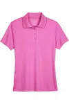Core365 Women's Origin Performance Piqu Polo In Pink