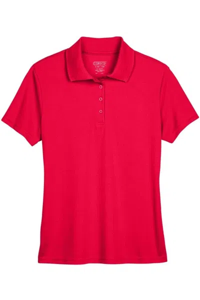Core365 Women's Origin Performance Piqu Polo In Red