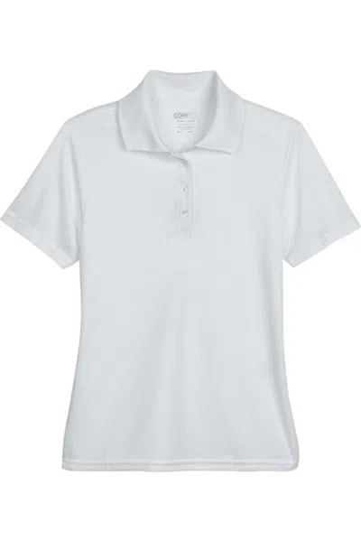 Core365 Women's Origin Performance Piqu Polo In White
