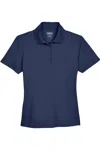 Core365 Women's Origin Performance Piqu Polo With Pocket In Blue