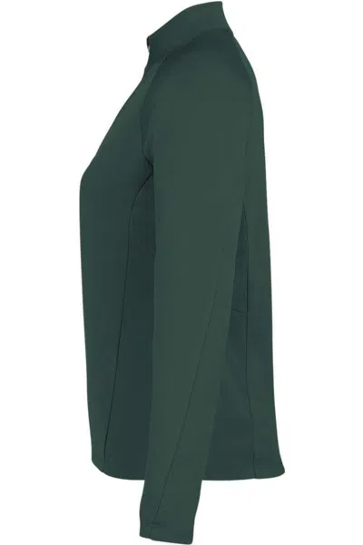 Core365 Women's Origin Performance Pique Quarter-zip Pullover In Green