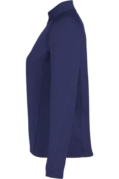 Core365 Women's Origin Performance Pique Quarter-zip Pullover In Blue