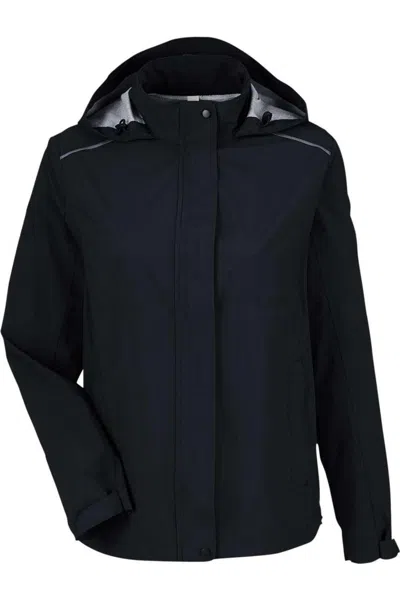 Core365 Women's Packable Rain Jacket In Blue