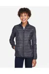 Core365 Women's Prevail Packable Puffer Jacket In Blue