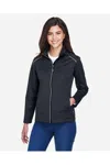 Core365 Women's Techno Lite Three-layer Knit Tech-shell In Black