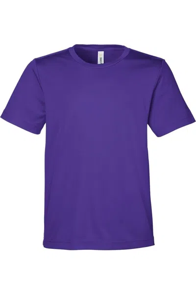 Core365 Kids' Youth Capital Performance T-shirt In Purple