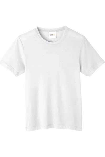 Core365 Kids' Youth Fusion Chromasoft Performance T-shirt In White