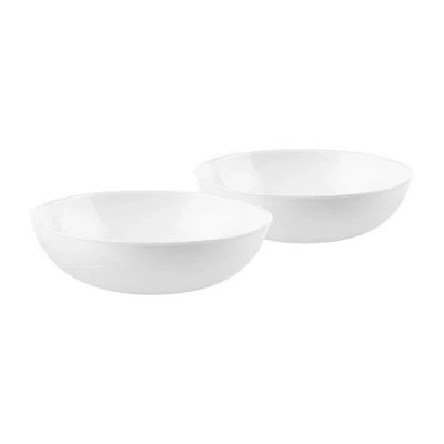 Corelle 2-pc. Glass Pasta Bowl In White