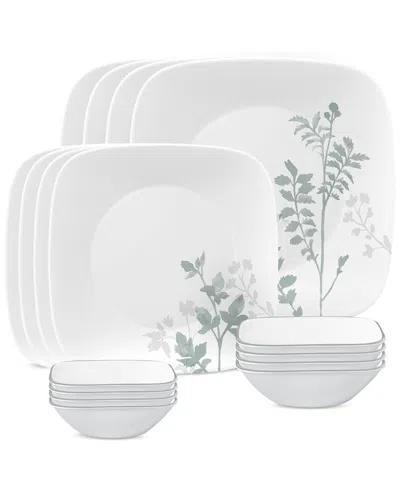 Corelle Amalie 16 Pc. Dinnerware Set, Service For 4 In White