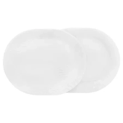 Corelle Boutique Glass Serving Platter In White