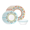 Corelle Global Collection Terracotta Dreams 12-pc. Glass Dinnerware Set In White