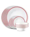 Corelle Logan 18-pc. Dinnerware Set, Service For 6 In Pink