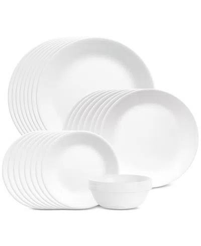 Corelle Shimmering White 32 Pc. Dinnerware Set, Service For 8