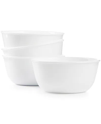 Corelle Shimmering White Collection Glass 4 Pc. Soup & Cereal Bowls
