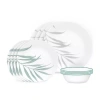 Corelle Solar Print 12-pc. Glass Dinnerware Set In White