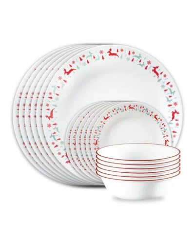 Corelle Winter Berries 18-pc. Dinnerware Set, Service For 6 In Multi
