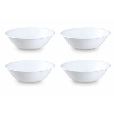 Corelle Winter Frost White 18-ounce Cereal Bowls, 4-pack