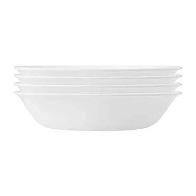 Corelle Winter Frost White 4-pc. Glass Dinnerware Set