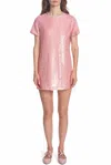 Corey Lynn Calter Aida Dress In Candy Pink In Multi
