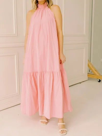 Corey Lynn Calter Avalon Maxi Dress In Candy Pink