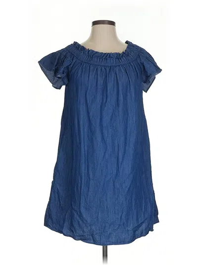 Pre-owned Corey Lynn Calter Casual Dress In Blue