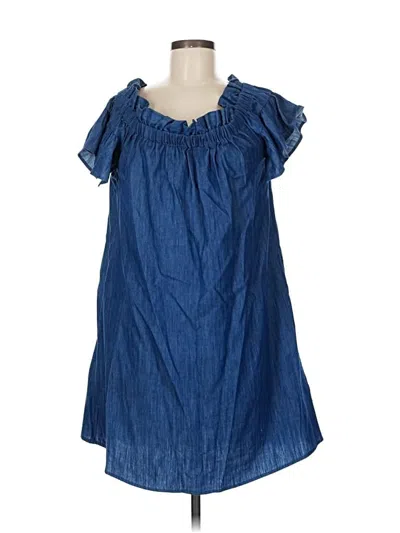 Pre-owned Corey Lynn Calter Casual Dress In Blue