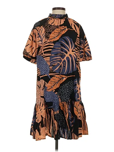 Pre-owned Corey Lynn Calter Casual Dress In Brown