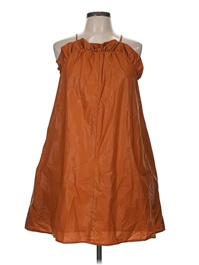 Pre-owned Corey Lynn Calter Casual Dress In Brown