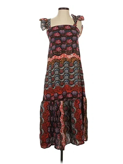 Pre-owned Corey Lynn Calter Casual Dress In Burgundy