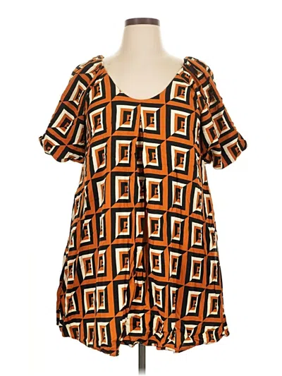 Pre-owned Corey Lynn Calter Casual Dress In Orange