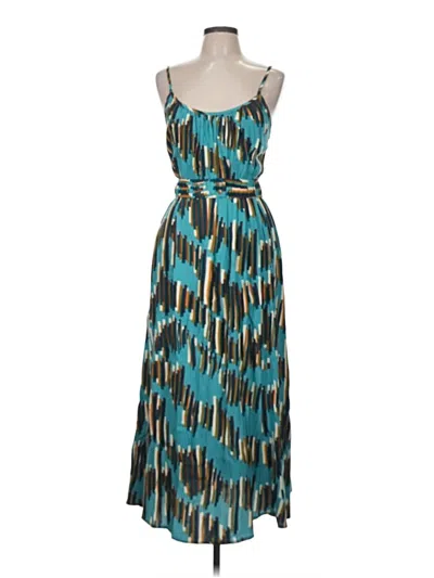 Pre-owned Corey Lynn Calter Casual Dress In Teal