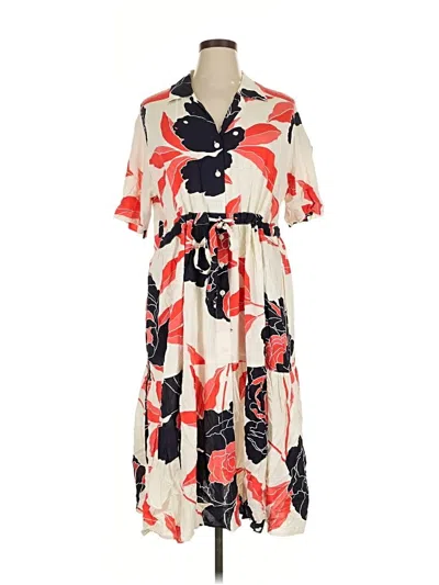 Pre-owned Corey Lynn Calter Casual Dress In White