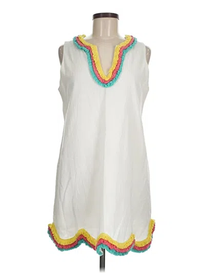 Pre-owned Corey Lynn Calter Casual Dress In White