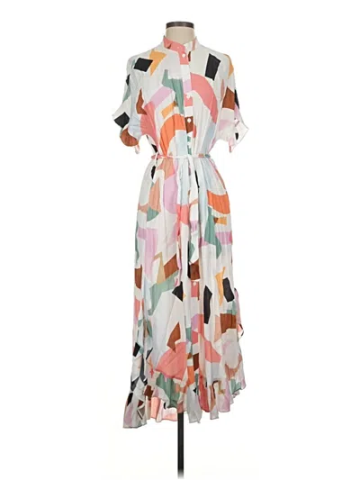 Pre-owned Corey Lynn Calter Casual Dress In White