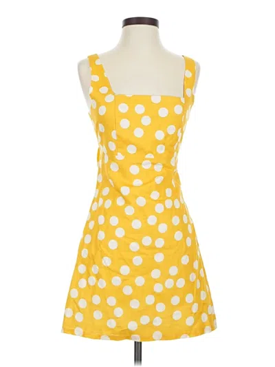 Pre-owned Corey Lynn Calter Casual Dress In Yellow