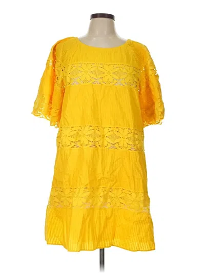 Pre-owned Corey Lynn Calter Casual Dress In Yellow