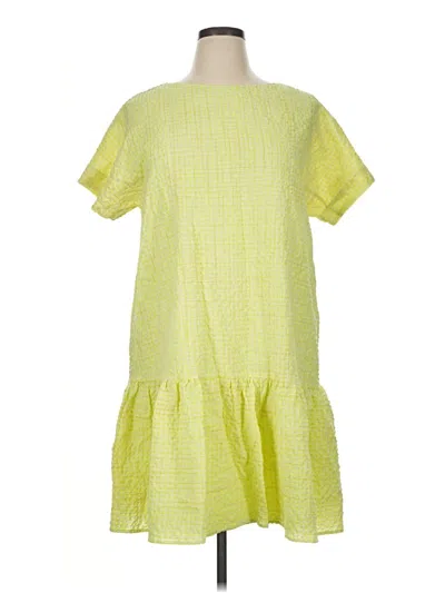 Pre-owned Corey Lynn Calter Casual Dress In Yellow
