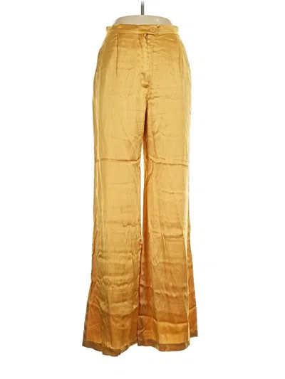 Pre-owned Corey Lynn Calter Casual Pants In Gold