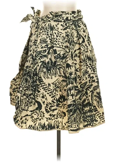 Pre-owned Corey Lynn Calter Casual Skirt In Gold