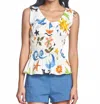 Corey Lynn Calter Chelsea Top In Multi In Multi