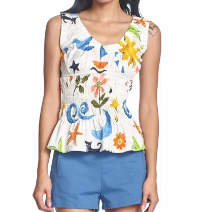 Corey Lynn Calter Chelsea Top In Multi