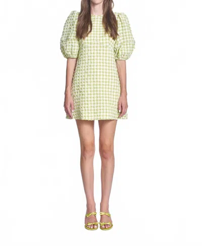 Corey Lynn Calter Cloe Mini Dress In Green