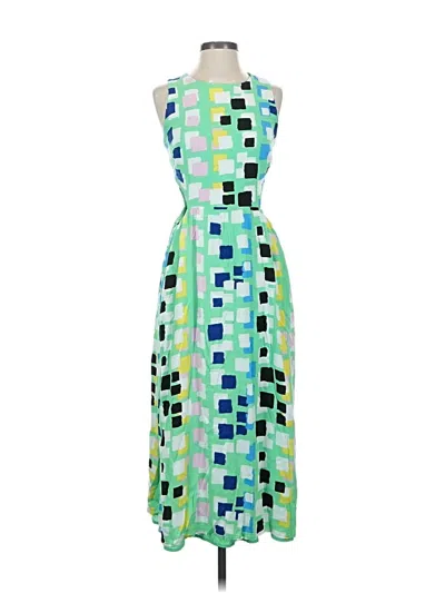 Pre-owned Corey Lynn Calter Cocktail Dress In Green