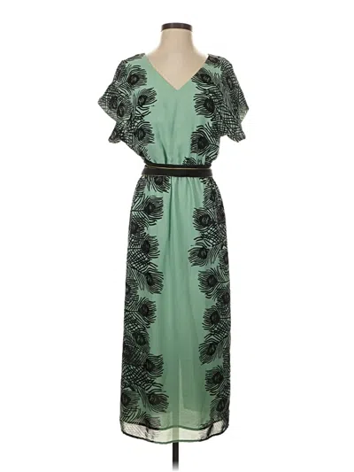 Pre-owned Corey Lynn Calter Cocktail Dress In Green